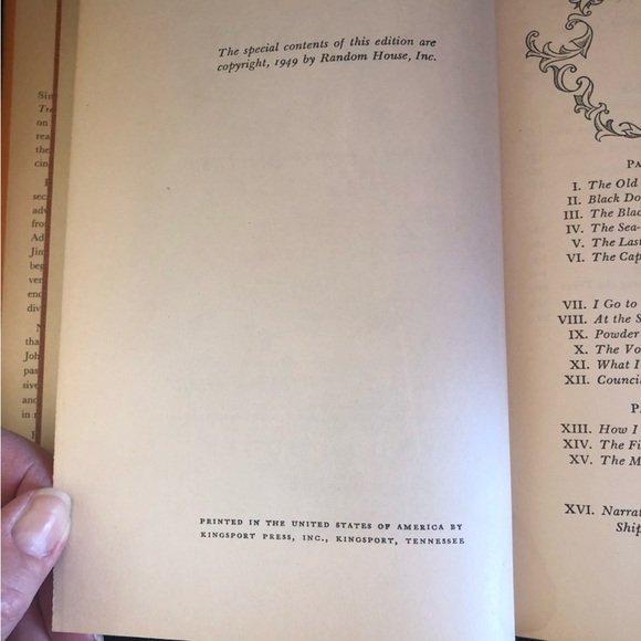 Vintage Treasure Island Hardcover by Robert Louis Stevenson 1949 - USA - Picture 4 of 10